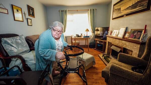 Rita Parrott, at home in Meelick, Co Clare, was unable to get a carer to fill her approved 14 hours. Picture: Brian Arthur